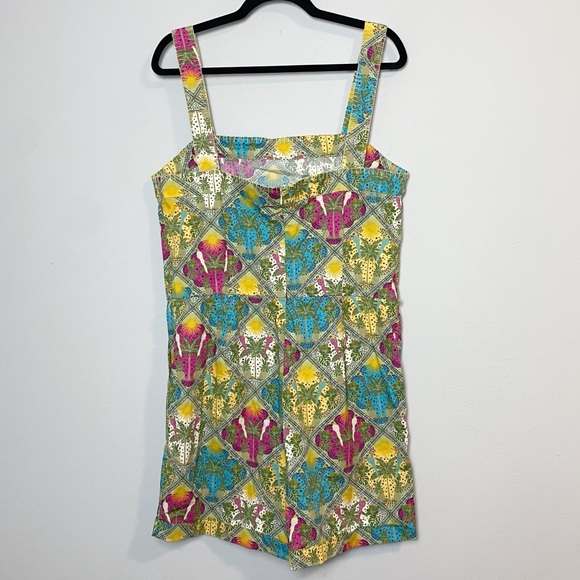 Loft Palm Tree Print Romper - Picture 6 of 10